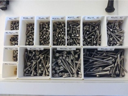 drawer organizers materials tools nails material screw hobby diy hobby diy hand hand tools  3d print model - Mito3D