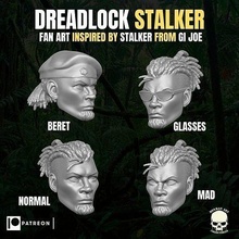 dreadlock stalker head action figures gi joe military custom figure marvel legends star wars games toys 3d print model - Mito3D