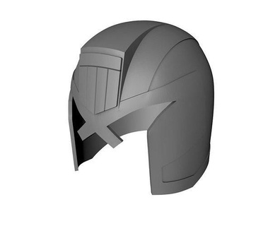 dredd 2012 capacete juiz armaduras sci fi jogos brinquedos 3d print model - Mito3D