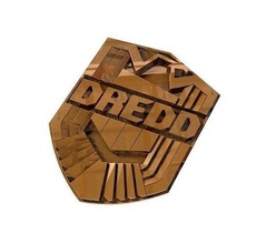 dredd 2012 distintivo giudice polizia puntello sci fi giochi giocattoli 3d print model - Mito3D
