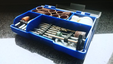 dremel tool organizers 5 6 7 toolholder organizer holder hobby diy hand tools 3d print model - Mito3D