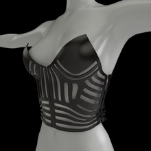 elbise moda kız khaled alkayed 3dmodel baskı meydan okuma diğer 3d print model - Mito3D