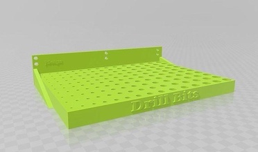 matkap bit raf bitler ağaç işleri metal işleme Odun plastik tasarım araçlar delikler hobi kendin yap el 3d print model - Mito3D