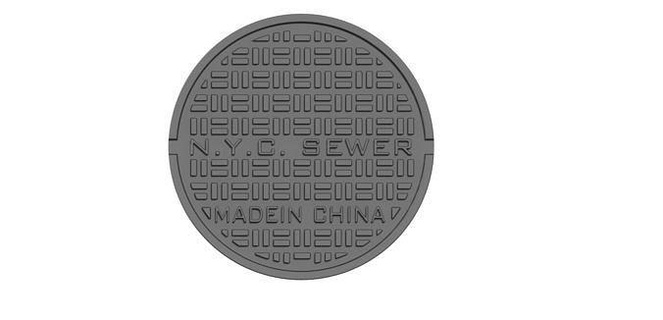 drink coaster -nyc manhole cover sewer drink coaster drinkcoaster nyc beercoaster beercoasters beermat drinks accessoires bierdeckel bier house kitchen dining pub usa newyork newyorkcity kitchen dining  3d print model - Mito3D