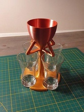 bebida distribuidor atirador copo festa utensílio vidro casa acessórios 3d print model - Mito3D