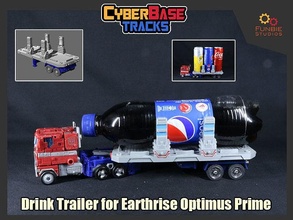 drink trailer transformers earthrise optimus prime drinks games toys 3d print model - Mito3D