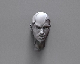 dégoulinait art abstrait sculpture statue figure contemporain conception sculptures 3d print model - Mito3D