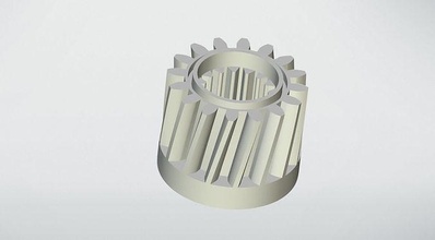 manejar engranaje mecánico herramienta robot pasatiempo bricolaje diy partes 3d print model - Mito3D