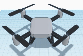 drone aeromobili piccolo decorazione tinkercad Giochi giocattoli gioco Accessori 3d print model - Mito3D