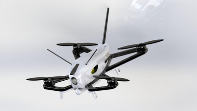 drone fpv 280 games-toys racer quadricopter modelisme games toys 3d print model - Mito3D
