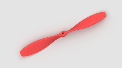 uçan göz pervane bıçak ağzı 3d yazdırılabilir yazdır 10 inç oyunlar oyuncaklar 3d print model - Mito3D