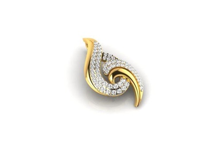 drop shape pendant ear studs gemstones brilliant cad design detail diamond engagement gem gold jewel jewellery platinum printable ring rings silver wedding pentant jewelry 3d print model - Mito3D