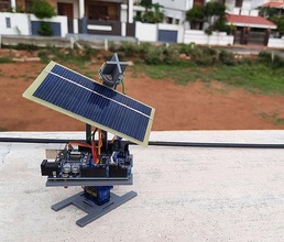 doble eje solar rastreador ciencias hazaña técnicotamizha proyecto arduino pasatiempo bricolaje diy electrónica 3d print model - Mito3D