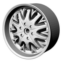 dobrar roda hotwheels bbcustomshop rodas pneu personalizadas afinação Yokohama Advan 3d 3dprint 3dprinting imprimível esporte borda raça carro corrida passatempo faça 3d print model - Mito3D