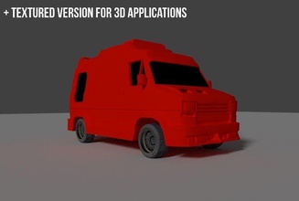 ducato 1987 3d model games printers games-toys print applications videogames truck car vehicle wheel toys game accessories 3d print model - Mito3D