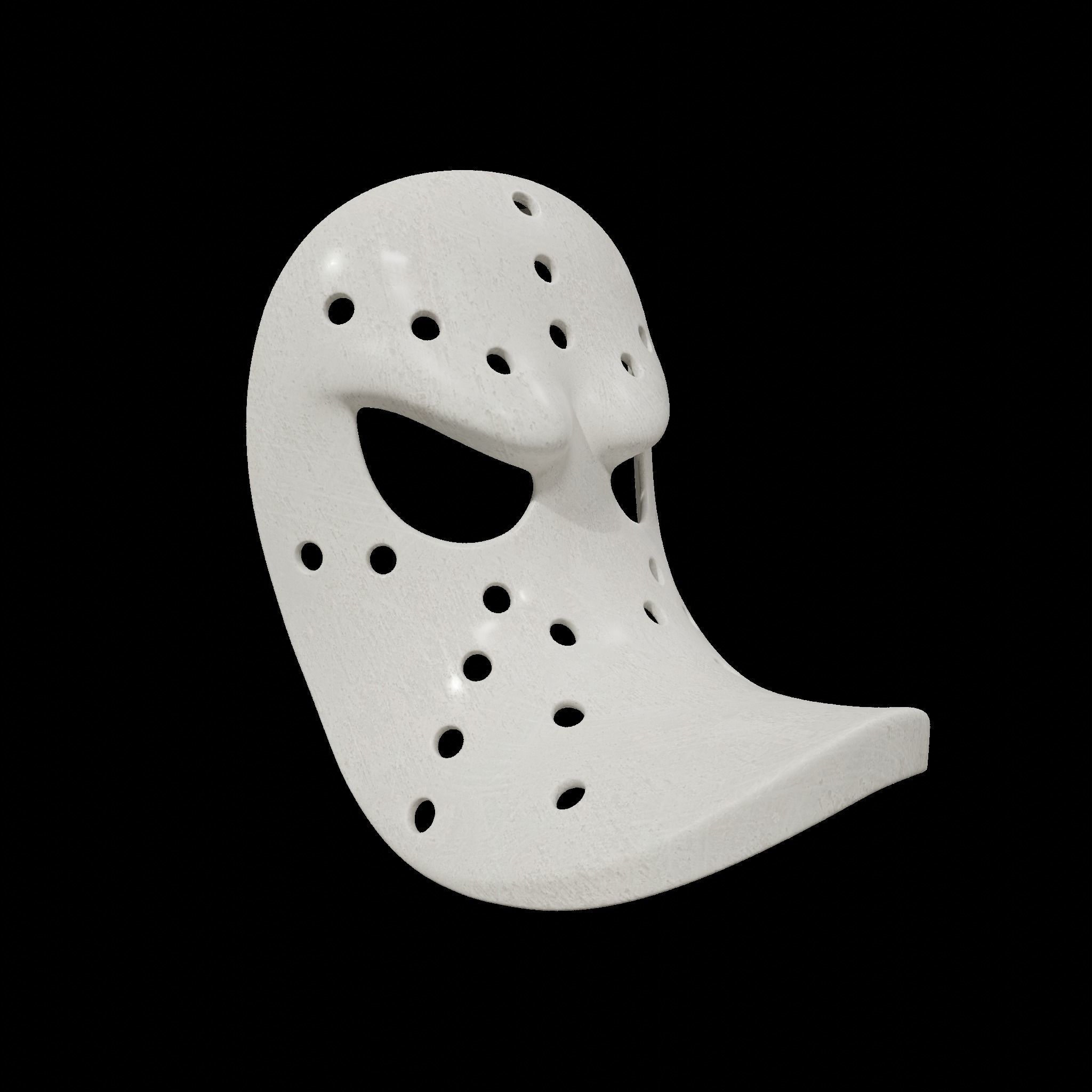 duck mask mighty face holes jason ducks pato cuack disney voorhees halloween scary terror hockey cosplay plastic print mascara cara horror games toys 3D print model - Mito3D