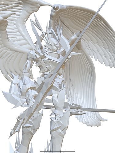 dukemon personalizado digimon monstruo anime dibujos animados 3dmodel juegos juguetes 3D print model - Mito3D