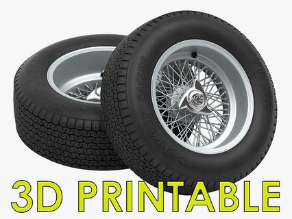 dunlop cr65 tyres - borrani wheels tires wheel racing rim tyre alloy brake rubber car race pirelli caliper 3d printable print 250 gto ferrari vehicle hobby diy automotive 3d print model - Mito3D