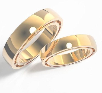 duoble ring gems ring gold jewelry silver jewellery wedding brilliant 3d model free load bay rings  3d print model - Mito3D