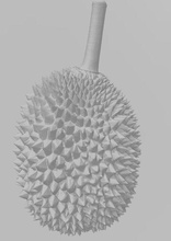 Durian 3d Modell Früchte 3dscanning Lebensmittel Obst 3dmodel Kunst Skulpturen 3d print model - Mito3D