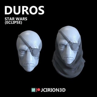 Duros personalizzato testa stella guerre alieno Giochi giocattoli 3d print model - Mito3D