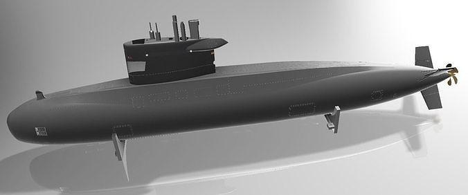 dutch walrus class model submarine designed rc 1-50 scale navy military boat hobby diy 3d print model - Mito3D