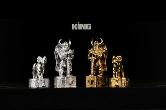 anão xadrez set medieval anões conjunto borda jogos cavaleiro viking fantasia bárbaro rei peças conto guerreiro lotr stl brinquedos 3d print model - Mito3D