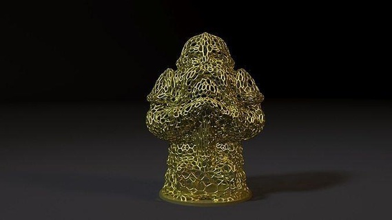 nain figurine défenseur chasseur Chevalier armure guerrier héros miniatures gnome figurines art filaire voronoi décor lampe câble panneaux logos 3d print model - Mito3D
