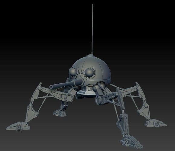 cüce örümcek droid one12 ölçek stl komando klon asker piyade mücadele askeri kişi op yıldız savaşları eski cumhuriyet güç delta lazer kılıç jedi order66 fırtına vader siyah dizi hobi kendin yap robotik 3D print model - Mito3D