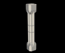 dwarven pillar tabletop dwarf axe battle column dungeons dungeon games toys game accessories 3d print model - Mito3D