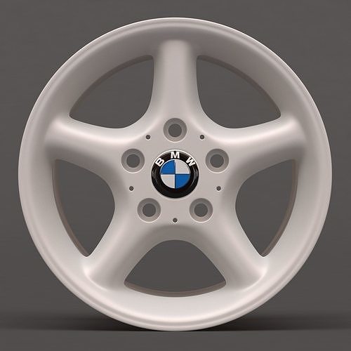 e36 stile 18 cerchio stampabile ruota disco Fai Stampa 3dprint passatempo modellino in scala diorama pressofuso messa punto rc hotwheels tamiya alluminio settore automobilistico 3D print model - Mito3D
