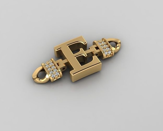 Alphabet Armband 3d Modell Schmuck Gold Diamant Juwel Halskette Sterling Armbänder 3D print model - Mito3D