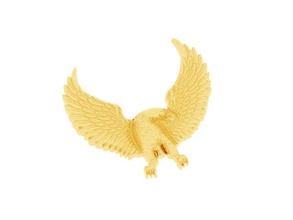 Águia ouro animal joalheria pássaro arte 3d print model - Mito3D