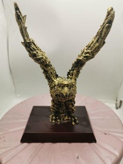 kartal kuş Sanat altın heykel taramalar kopyalar 3d print model - Mito3D