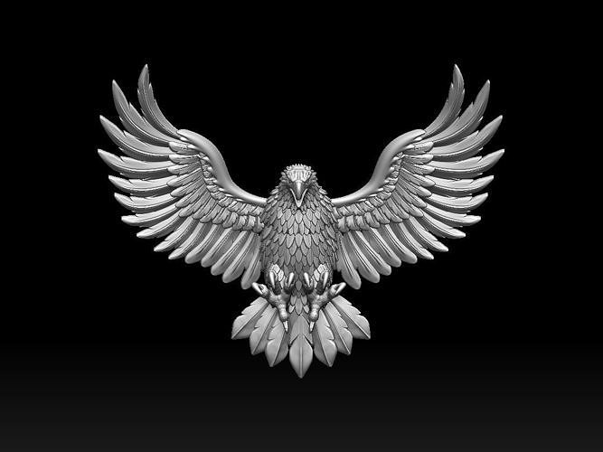 kartal şahin kuş Yazdır heykel Amerika Birleşik Devletleri Sanat heykeller 3D print model - Mito3D