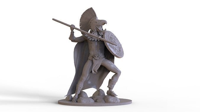 Aigle aztèque guerrier sculptures Mexique culture ancien Amérique art statue pyramide Maya 3D print model - Mito3D