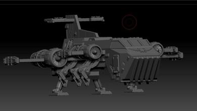 eagle storm transporter vehicle machinery armor war military weapon gun army games toys board 3d print model - Mito3D