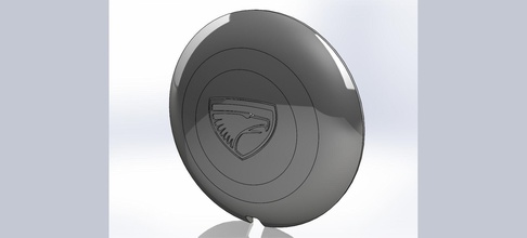 eagle talon center cap hubcap car eagletalon hobby diy automotive spare fixit 3d print model - Mito3D