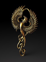 l'aigle de la victoire gratuit pendentif collier bijoux plume l'aile les ailes d'oiseaux d'argent or des colliers 3d print model - Mito3D
