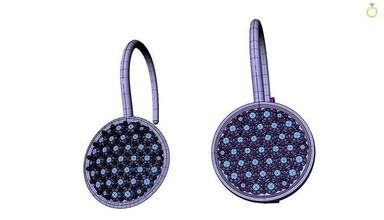 earring 3 pendientes 3dmodel 3dfiles cadmodel cadfiles moda accesorios moda joyería fashionista joya 3d print model - Mito3D