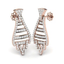 orecchino gioielleria lusso elegante squillare gemma oro argento nozze diamante braccialetto collane pendente rinoceronte accessorio bellezza moda design gioiello orecchini 3d print model - Mito3D