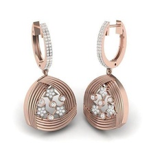 earring gold pendant diamonds jewelry engagem cad necklace diamond ring jewellery silver fashion beauty sterling sapphire vintag rhino bracelet jewel earrings 3d print model - Mito3D
