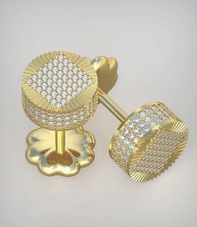 orecchino 148 gioielleria gioiello pendente ciondoli lusso anelli squillare orecchini braccialetto collana nozze diamante oro platino argento Catene braccialetti 3d print model - Mito3D