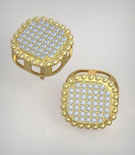 brinco 163 jóias joalheria jóia pingente pingentes luxo argolas anel brincos pulseira colar Casamento diamante ouro platina prata correntes pulseiras 3d print model - Mito3D