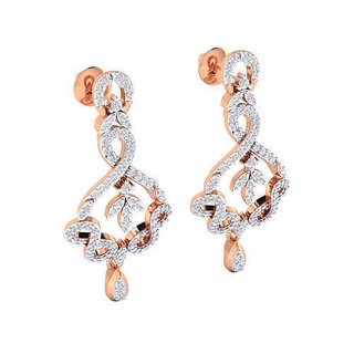 earring diamond gold gieta earring ring jewellery jewelry earrings  3d print model - Mito3D