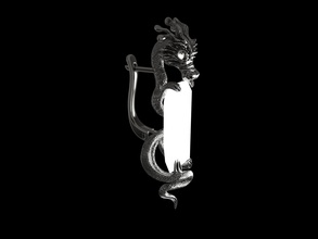 brinco dragão ouro prata joalheria joias impressão anel dimond brincos 3d print model - Mito3D