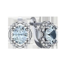 orecchino ovale diamanti gioielleria gemma carati platino lusso splendente fidanzamento argento stampabile gioiello brillante diamante squillare moda oro zaffiro geometria diamant orecchini 3d print model - Mito3D
