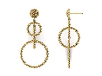 küpe yüzükler takı altın gümüş elmas yazdırılabilir mücevher yüzük nişan düğün kolye platin çiviler parlak 3d print model - Mito3D
