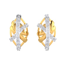 earrings-1258 er jewelry sterling wedding engagement jewellery jewel printable solitaire gold platinum brilliant silver earrings studs hoopsandhuggies luxury gem long 3d print model - Mito3D