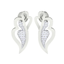 earrings-1327 er jewelry sterling wedding engagement jewellery jewel printable solitaire gold platinum brilliant silver earrings studs hoopsandhuggies luxury gem long 3d print model - Mito3D